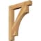 Ekena Millwork Westlake Block Rough Sawn Bracket, Western Red Cedar, 4"W x 26"D x 34"H BKT04X26X34WTL05RWR - alternate 1